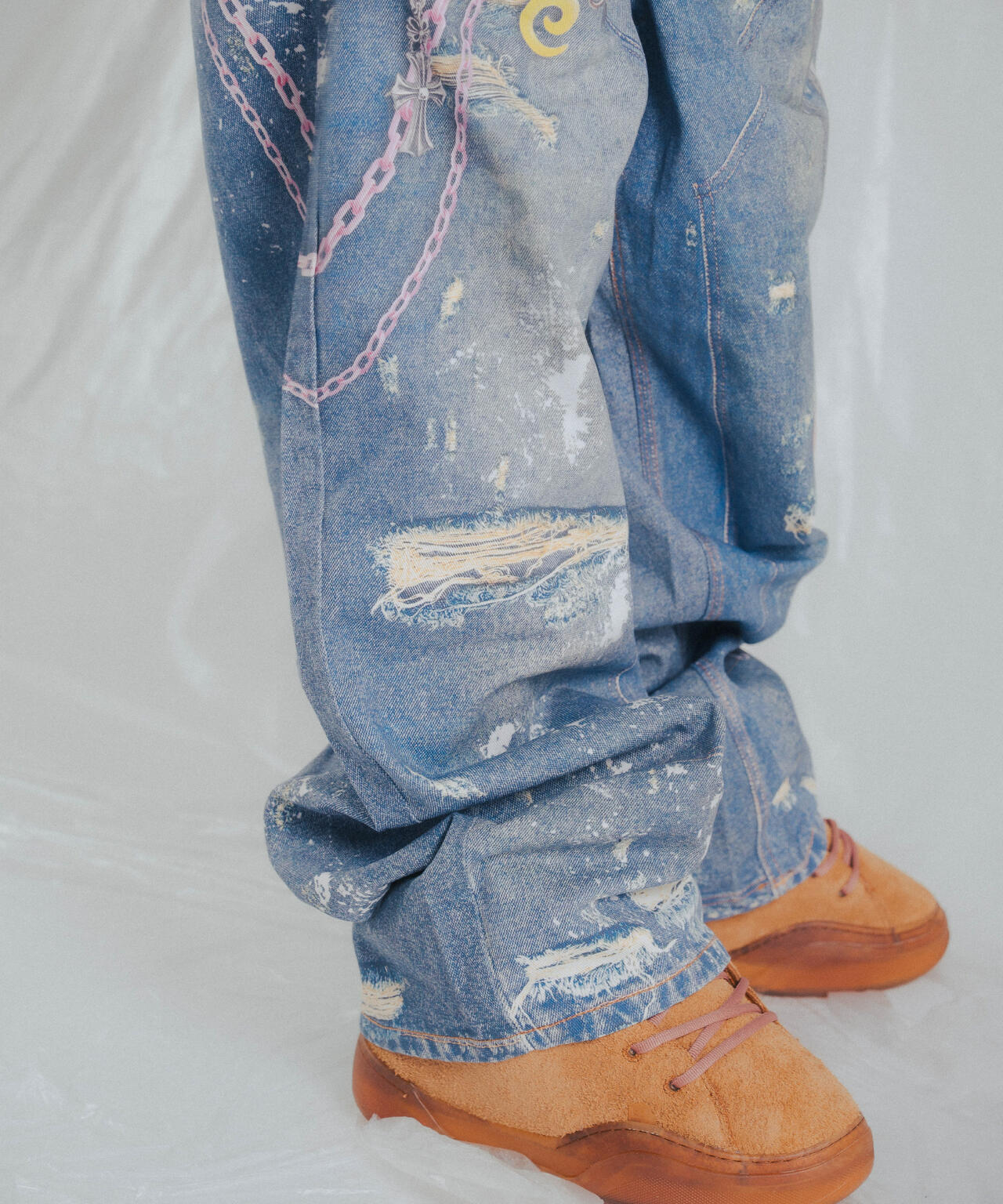FR(13)NDS/フレンズ/TROMPEL'OEIL DENIM PANTS | ROYAL FLASH
