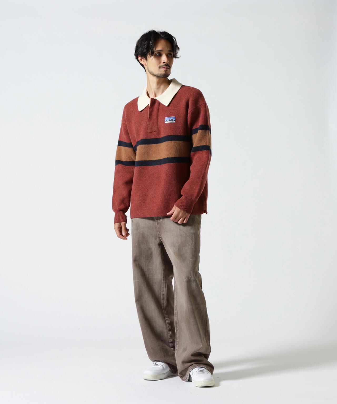 Patagonia/パタゴニア リサイクル・ウールブレンド・ラグビー