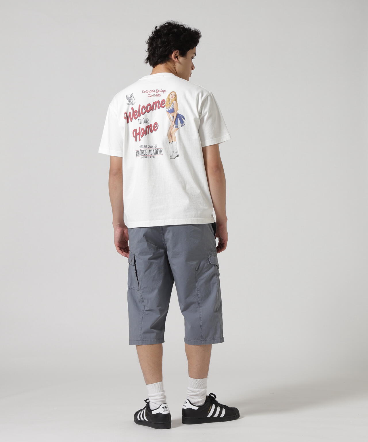 FADED CHEERLEADER T-SHIRT / フェイディド チアリーダー 半袖Tシャツ