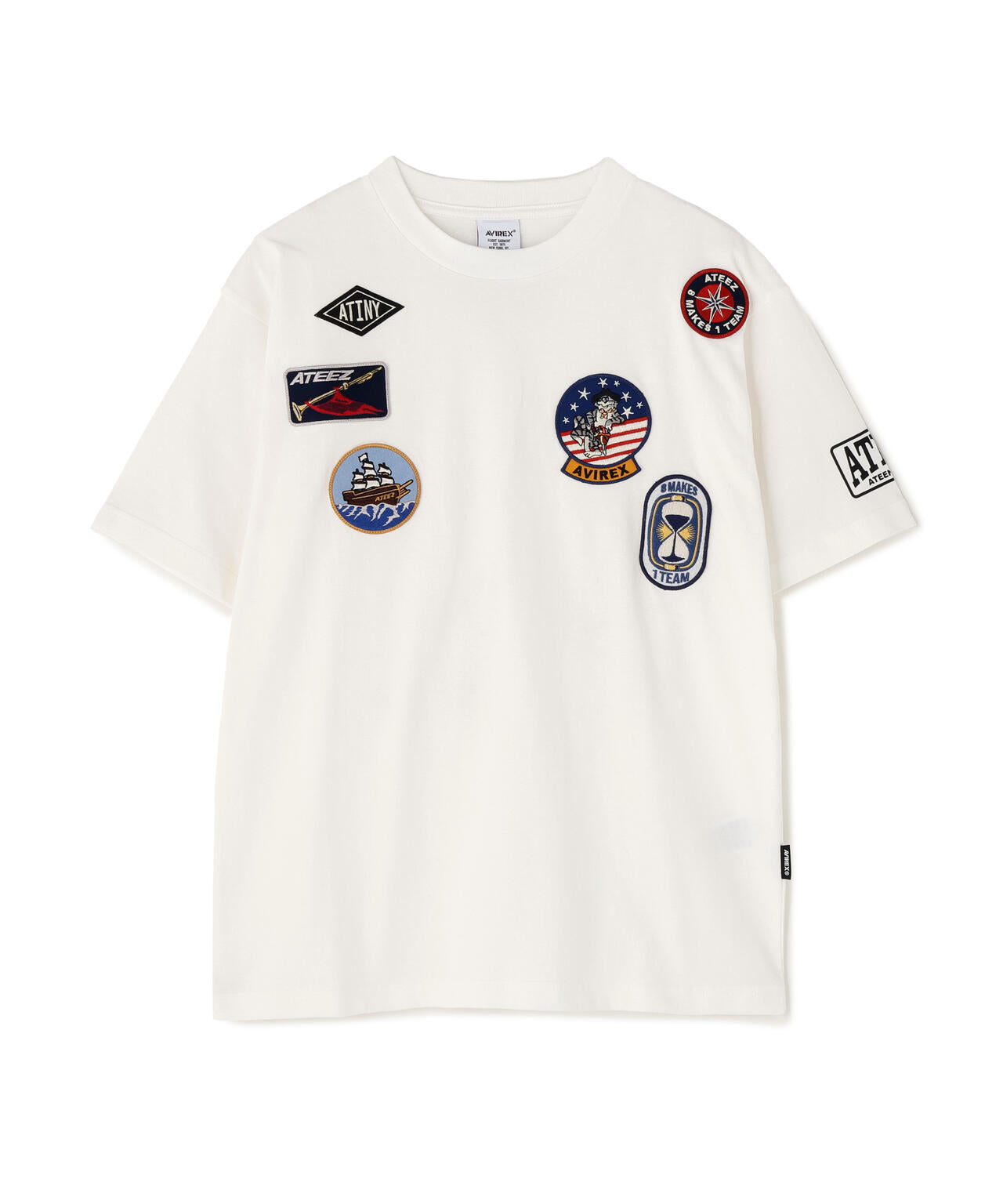 AVIREX × ATEEZ / WAPPEN T-SHIRT ”ATINY” | AVIREX（アヴィレックス