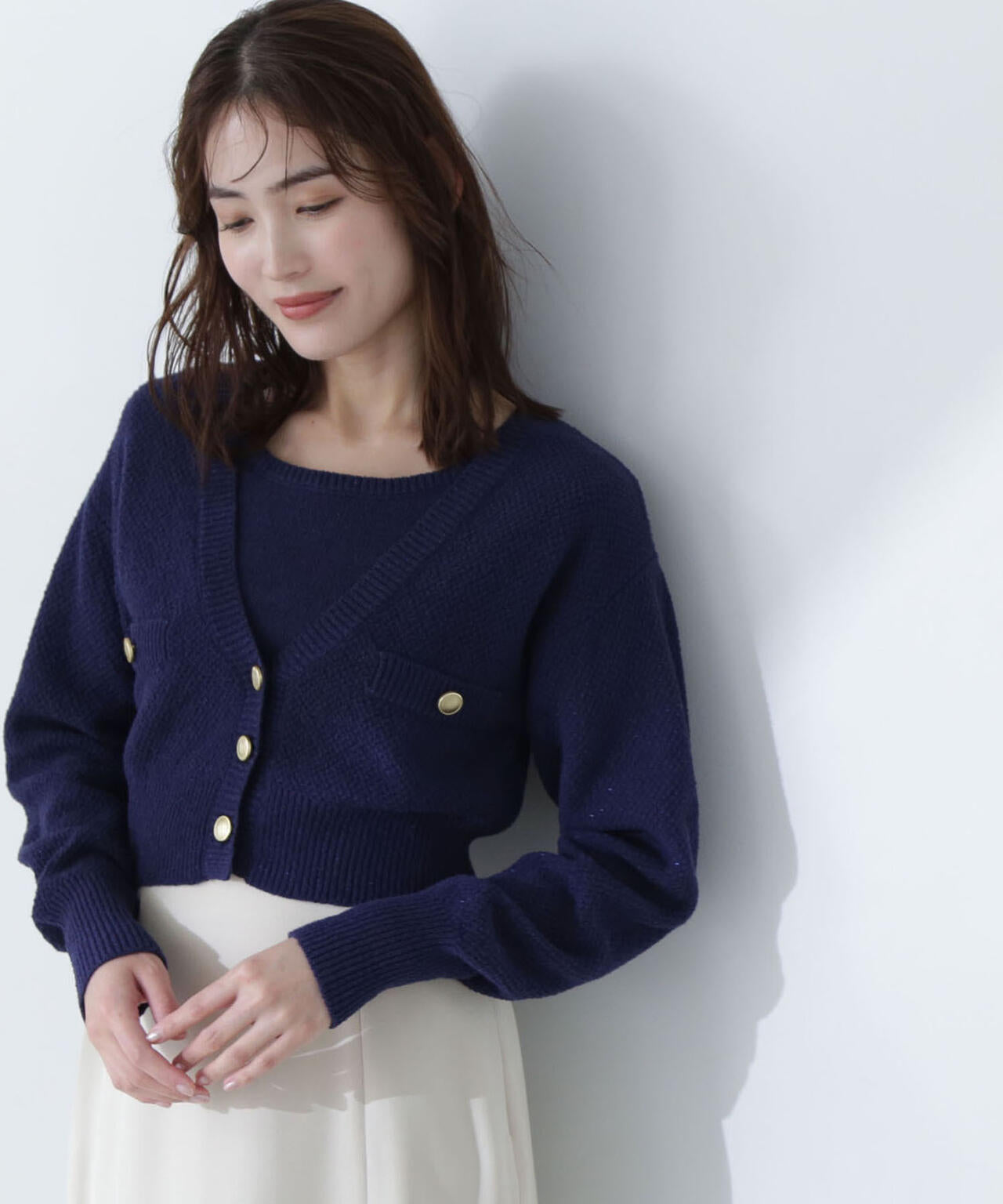 ラメツイードアンサンブル | NATURAL BEAUTY BASIC（ナチュラル