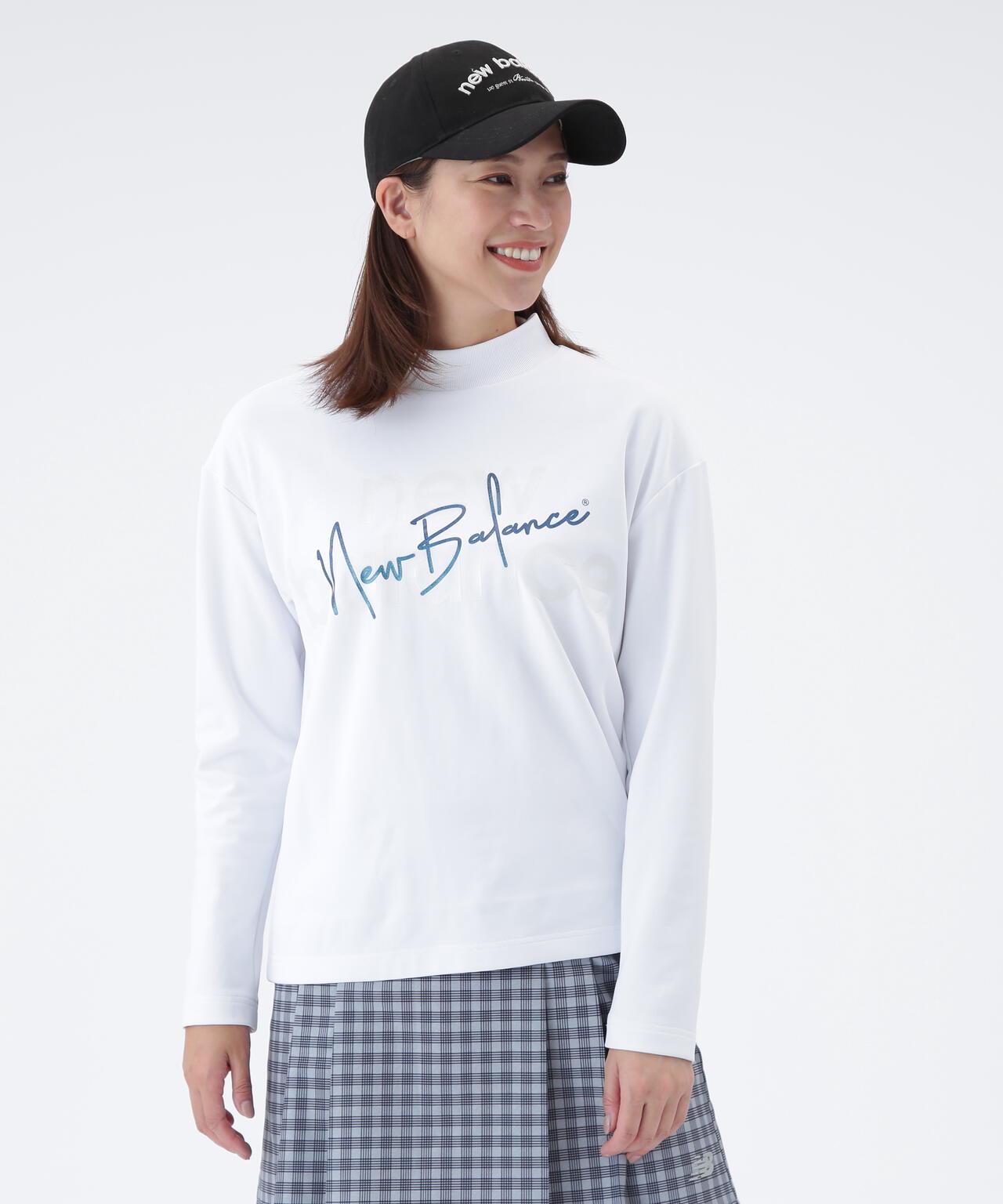 長袖 モックネック プルオーバー (WOMENS) | new balance golf