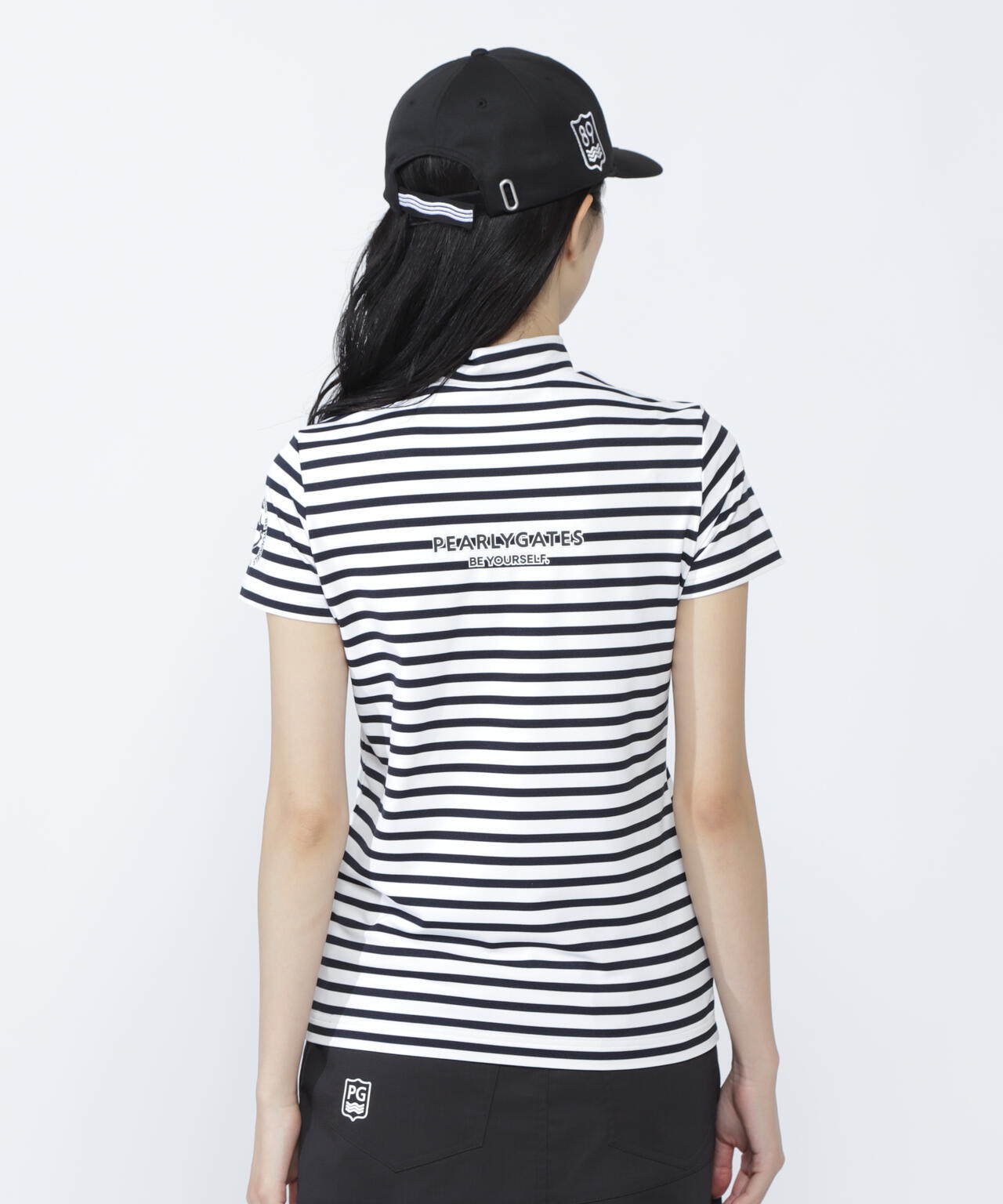 PG is PG ベアカノコ半袖ハイネックカットソー ＜ボーダー柄