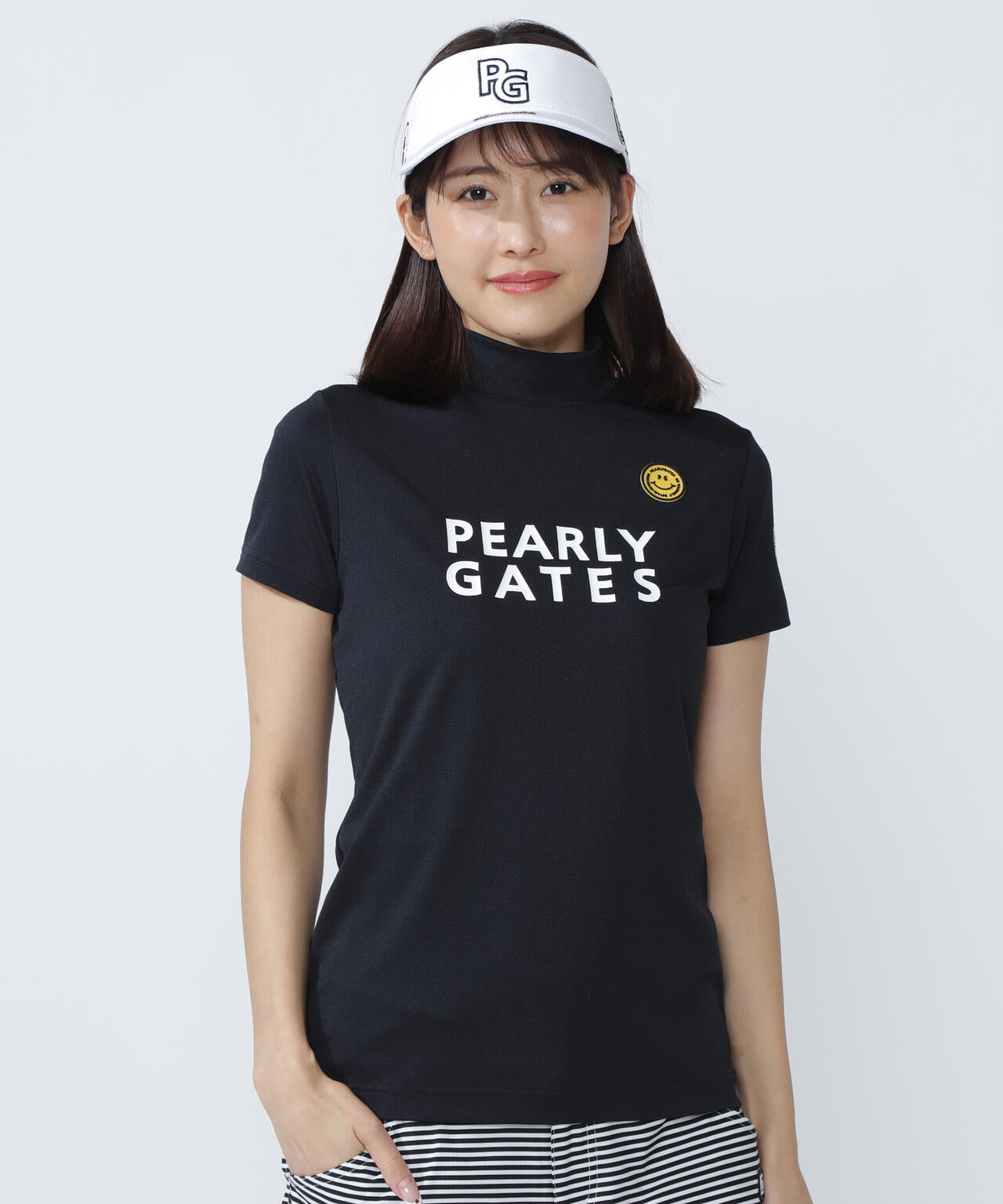 PG is PG ベアカノコ半袖ハイネックカットソー | PEARLY GATES