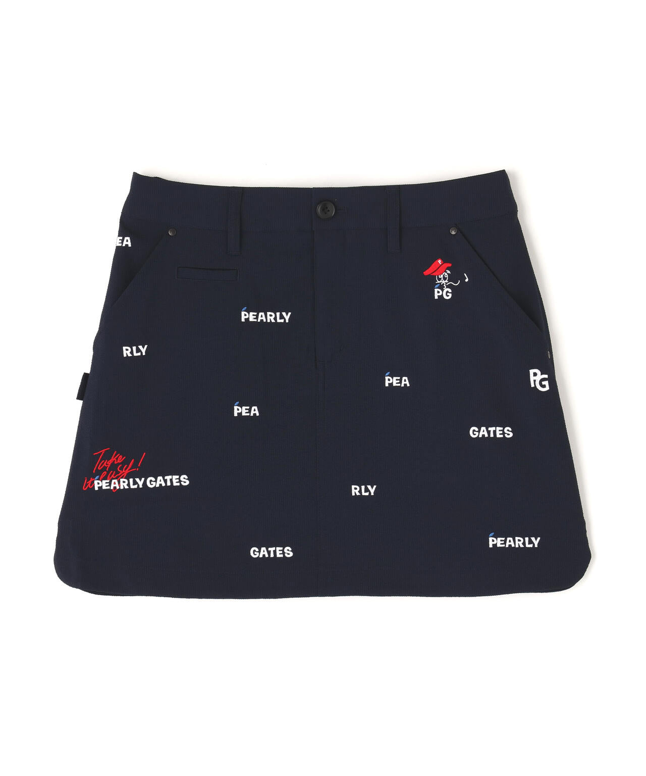 Peサッカーストライプスカート | PEARLY GATES（パーリーゲイツ