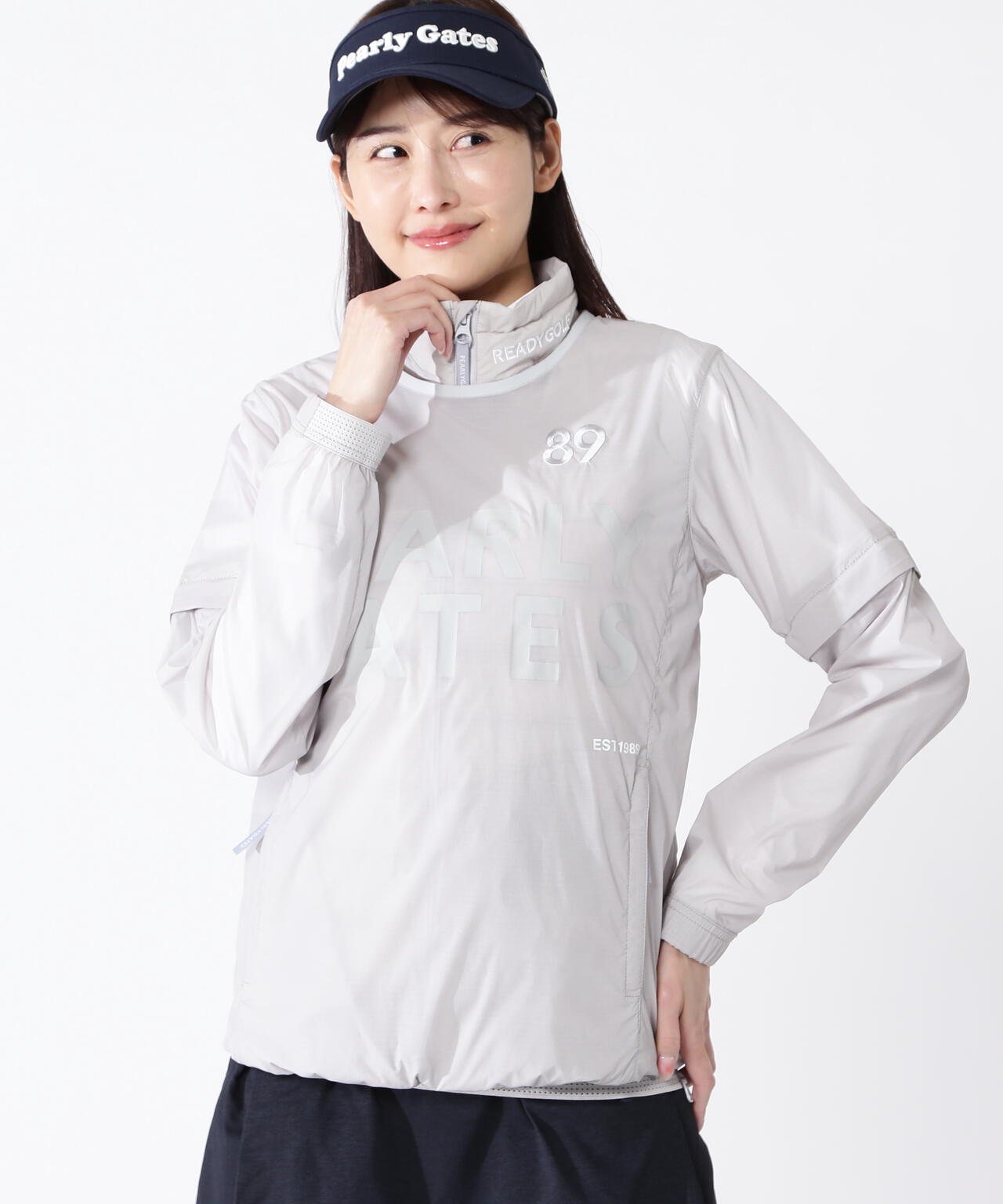 ナイロンストレッチリップレイヤードスニード | PEARLY GATES