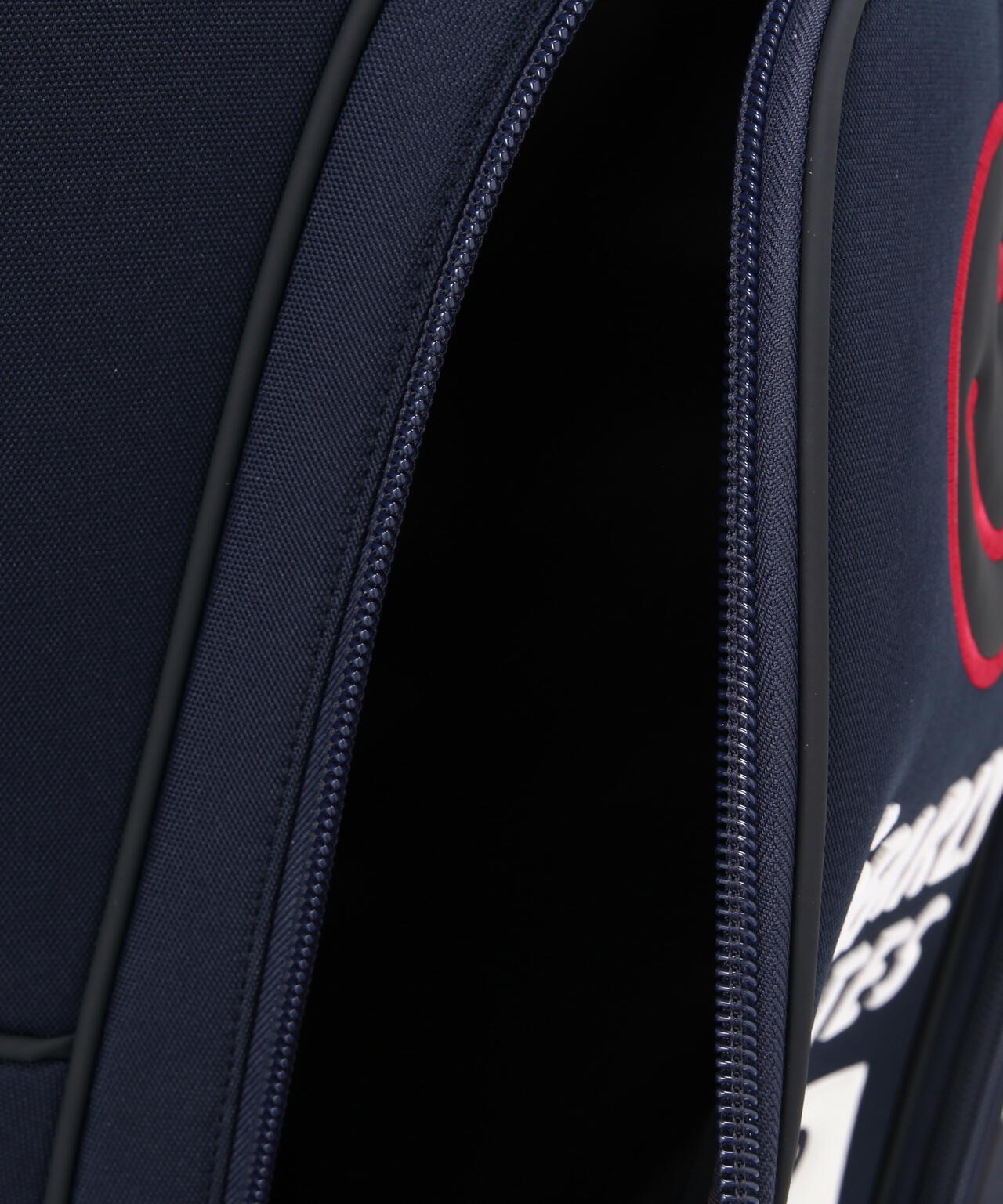 キャスター付きボーダー柄キャディバッグ (46インチ対応)(9型) (UNISEX