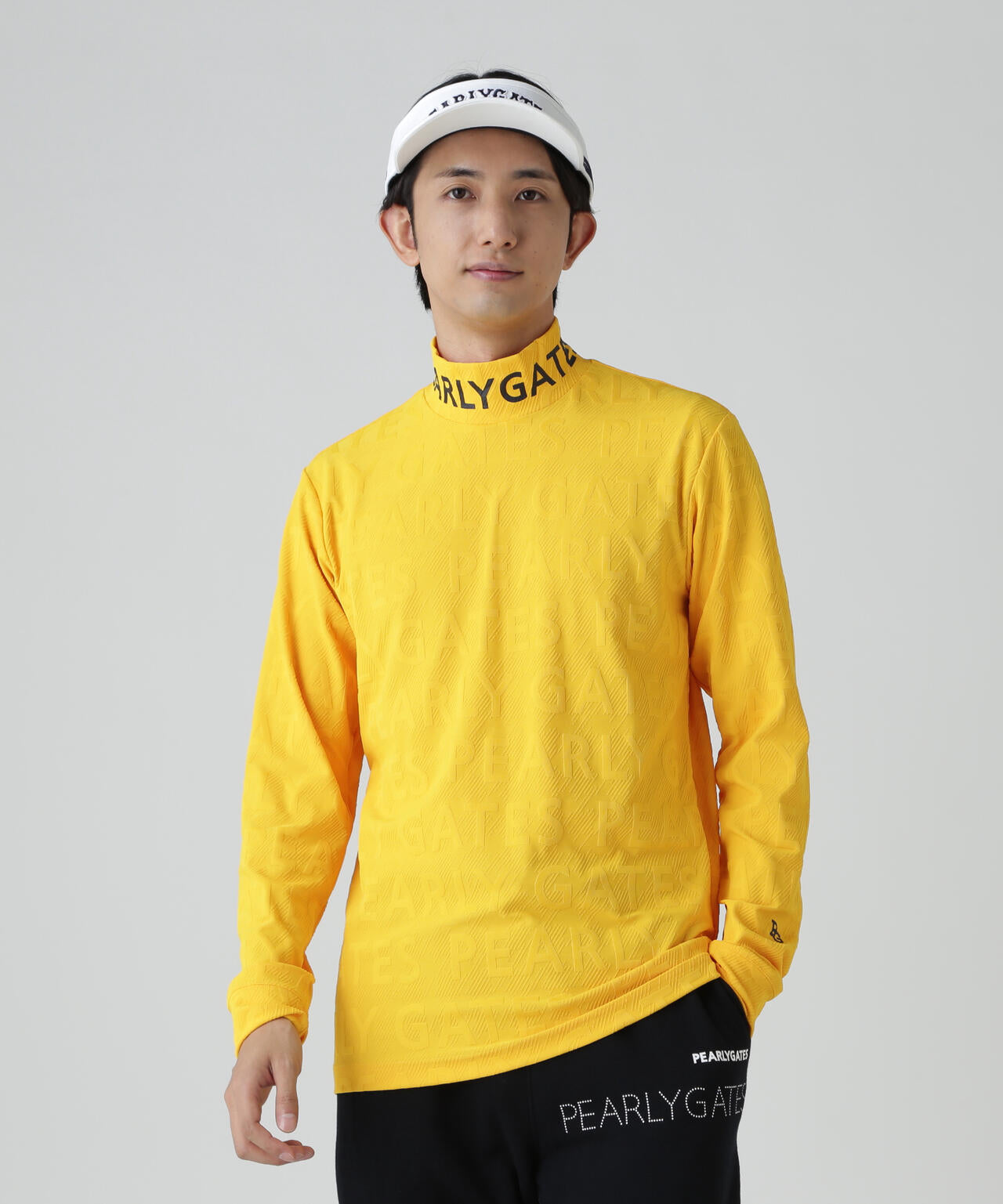 3Dベアジャガード長袖ハイネックカットソー | PEARLY GATES（パーリー