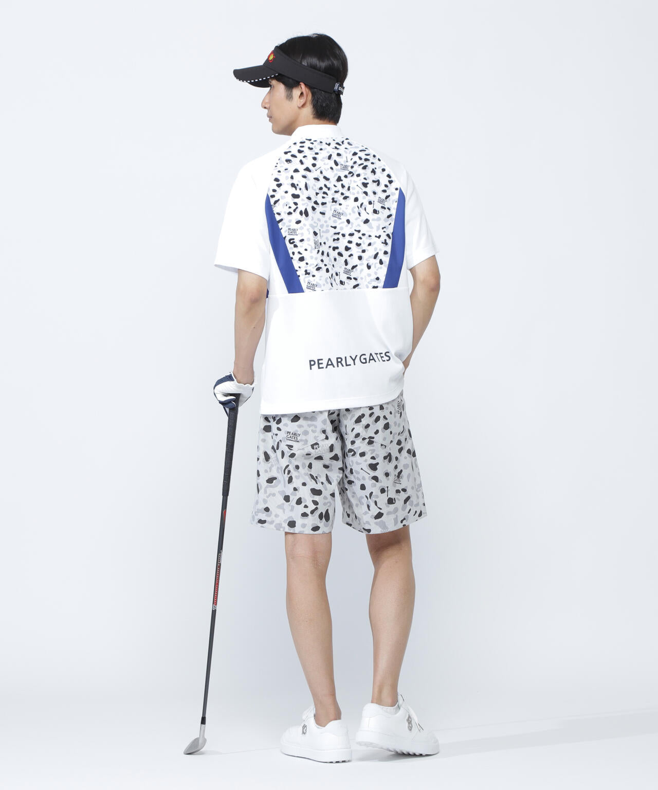 アクアツイストドットメッシュ半袖モックネックカットソー | PEARLY