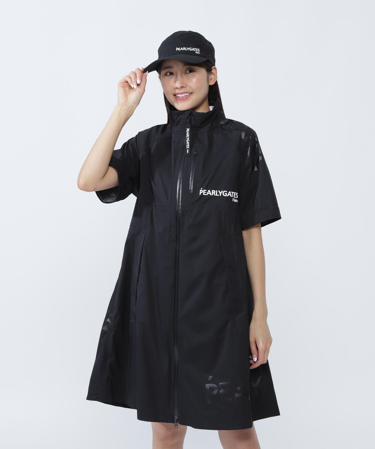 NYストレッチタフタ3Lレインワンピース (LADIES) | PEARLY GATES