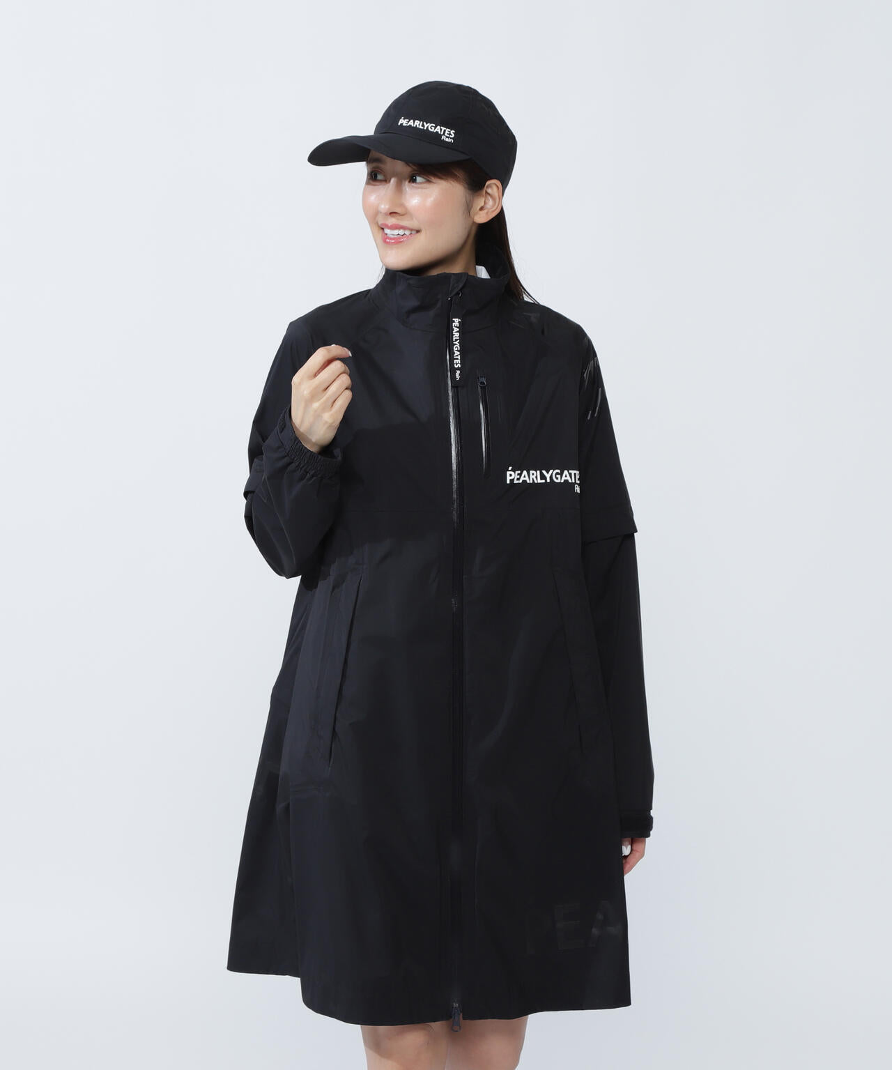 NYストレッチタフタ3Lレインワンピース (LADIES) | PEARLY GATES