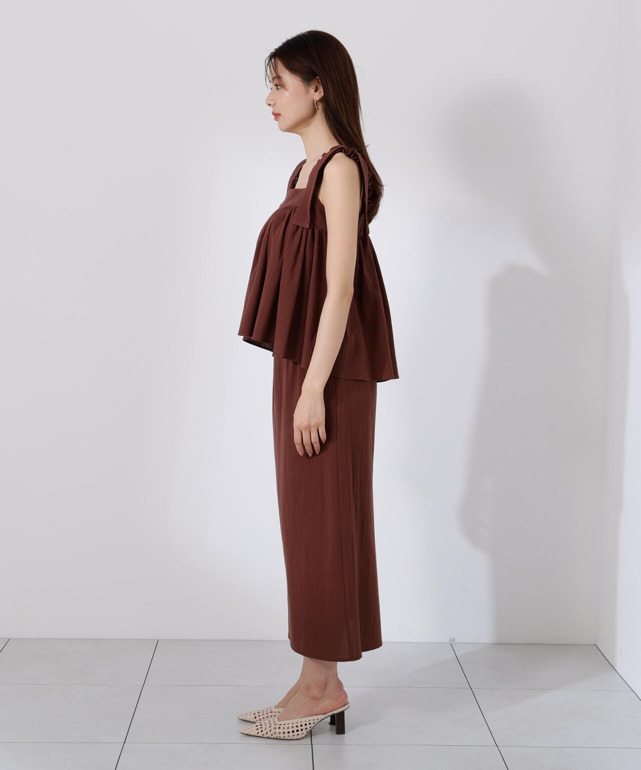 EDIT COLOGNE》リボンキャミセットアップ | PROPORTION BODY DRESSING