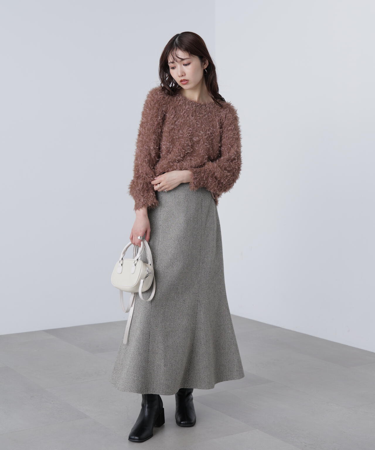 低身長サイズ/Sシリーズ]ツイードマーメイドスカート | FREE'S MART