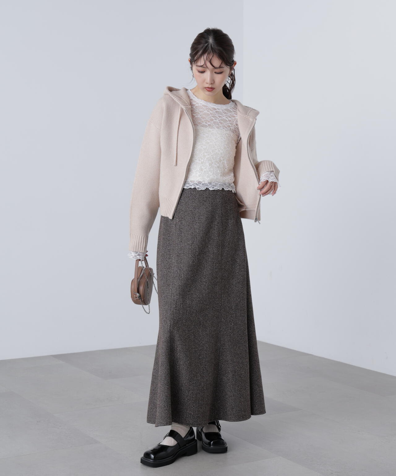 低身長サイズ/Sシリーズ]ツイードマーメイドスカート | FREE'S MART