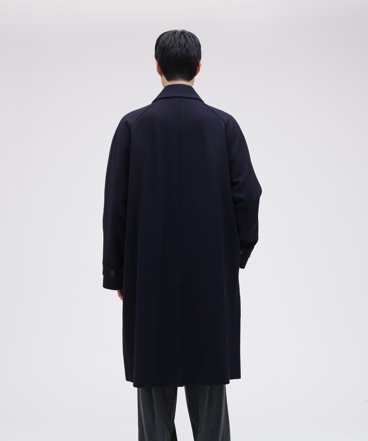STUDIO NICHOLSON / MELTON WOOL RAGLAN WOOL COAT | THE LIBRARY（ザ