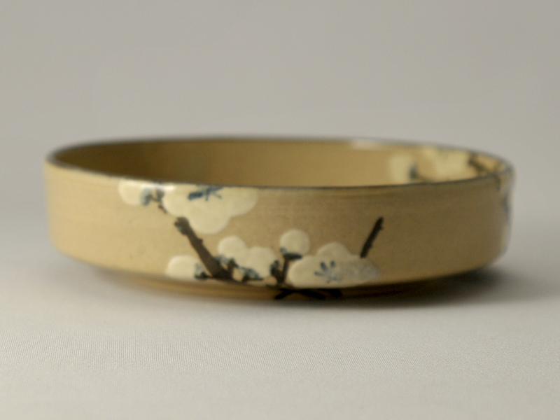 乾山写梅紋平向付 | 水間焼｜京焼・清水焼｜公式通販サイト