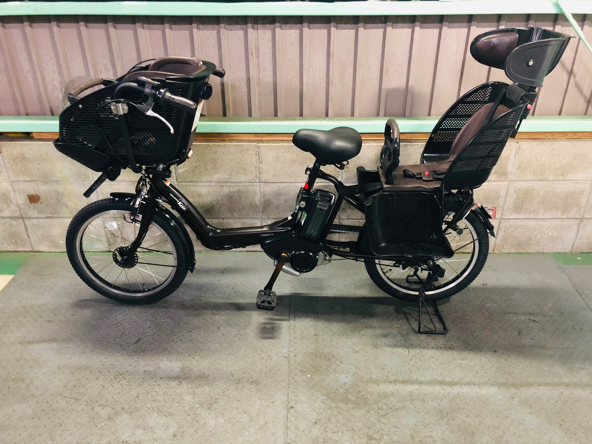 ヤマハPAS Kiss mini XOT5-0007 20型8.7AH 黒 ヤマハPAS Kiss mini