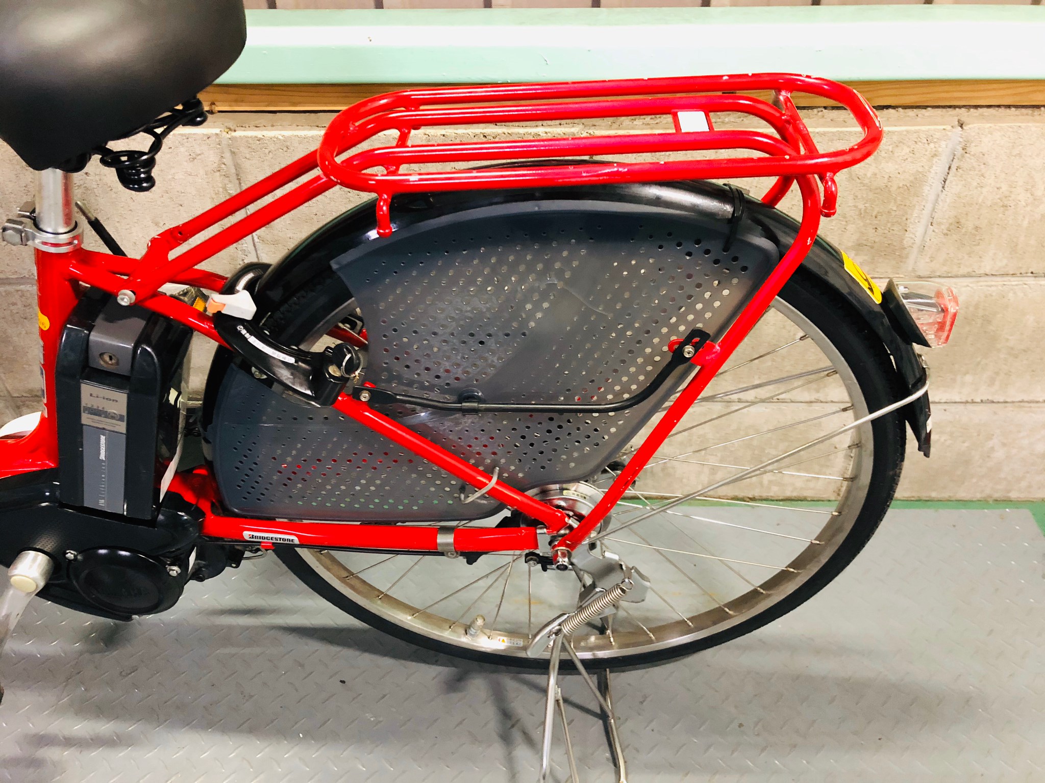 SOLD OUT】電動自転車 ブリヂストン アンジェリーノ 大容量8.9Ah 赤色