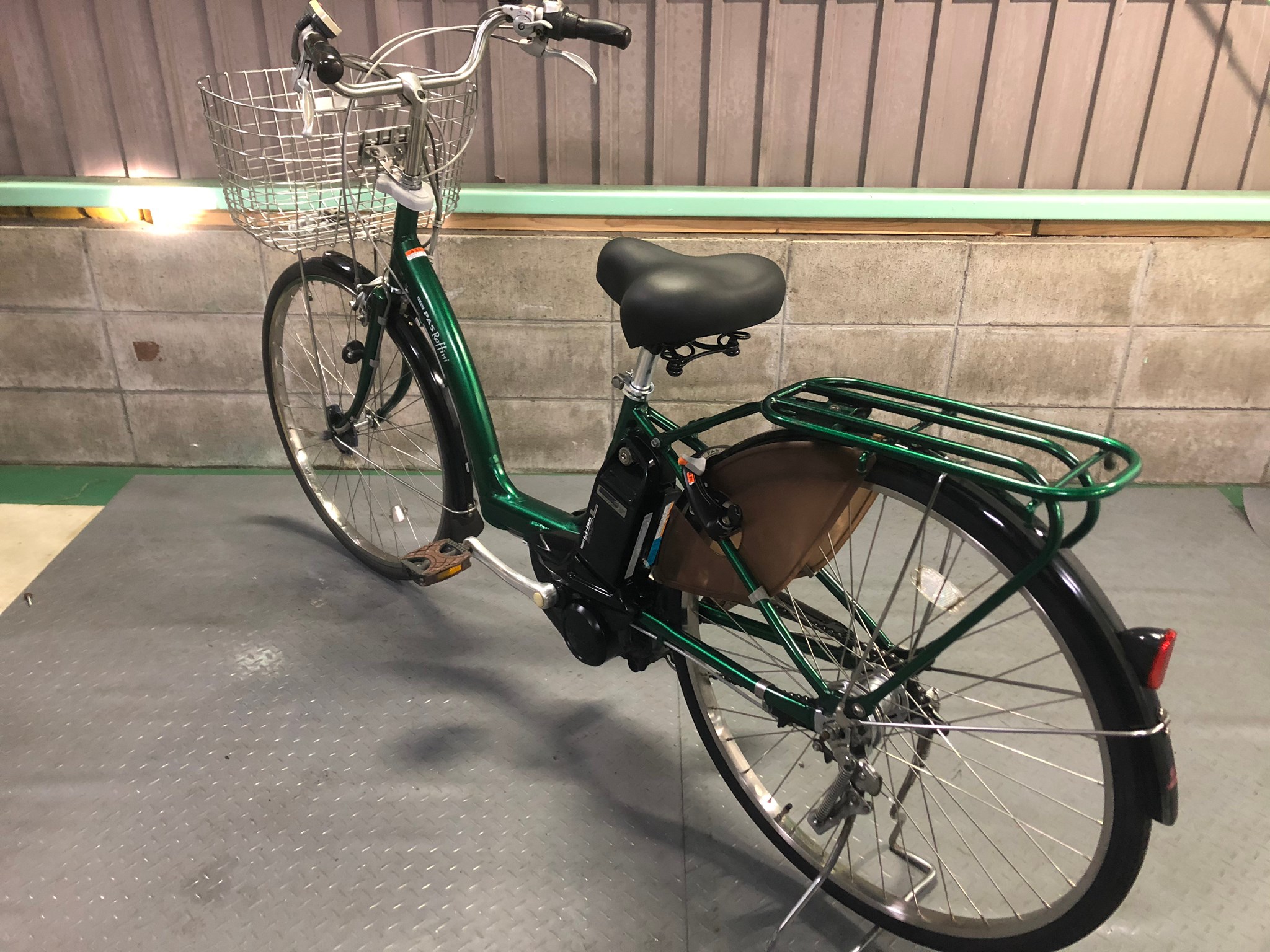 SOLD OUT】電動自転車 ヤマハ PAS ラフィーニ 26インチ 大容量8.1Ah 緑