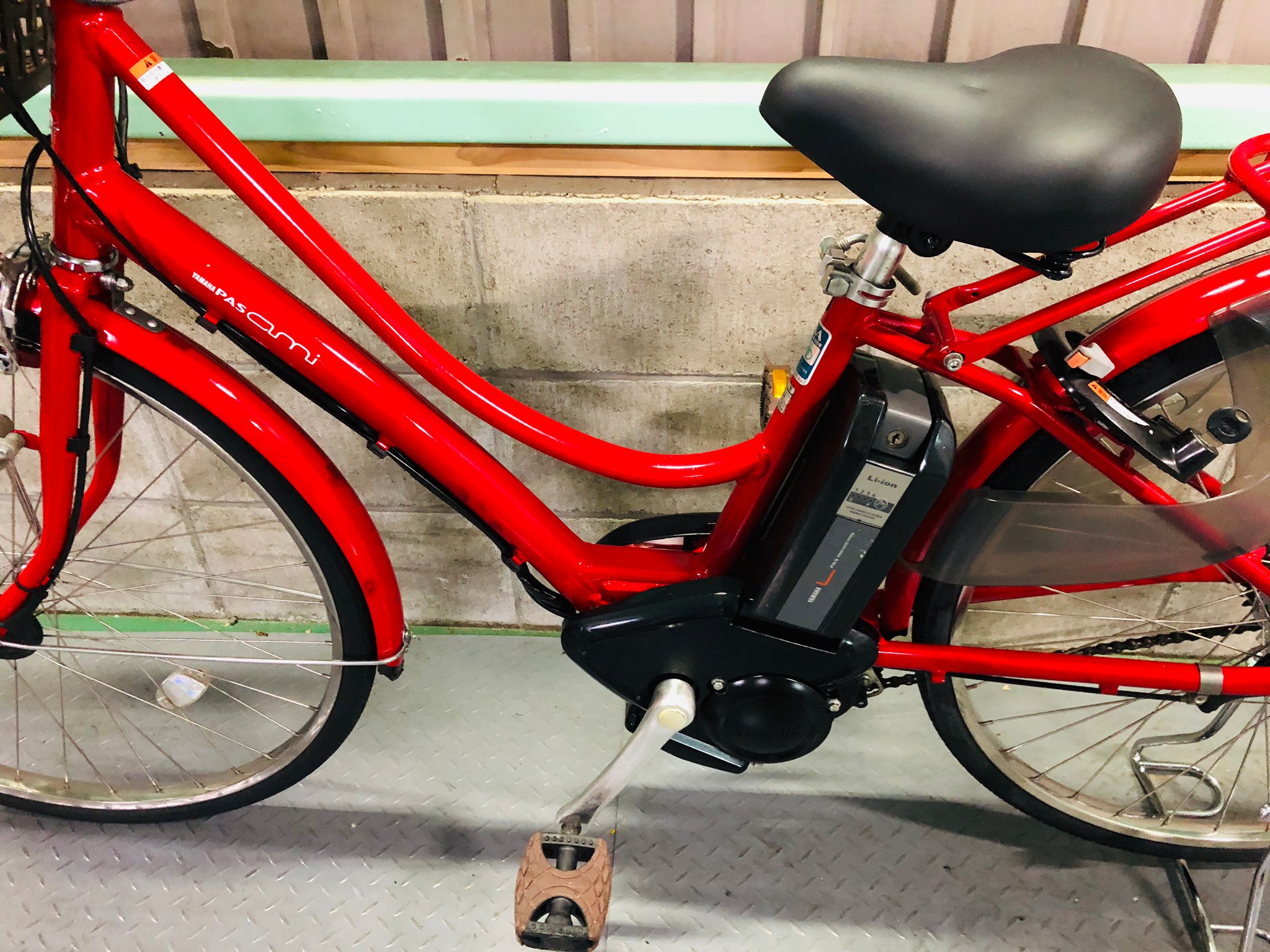SOLD OUT】電動自転車 ヤマハ PAS Ami 26インチ 6Ah 赤 スタンダード