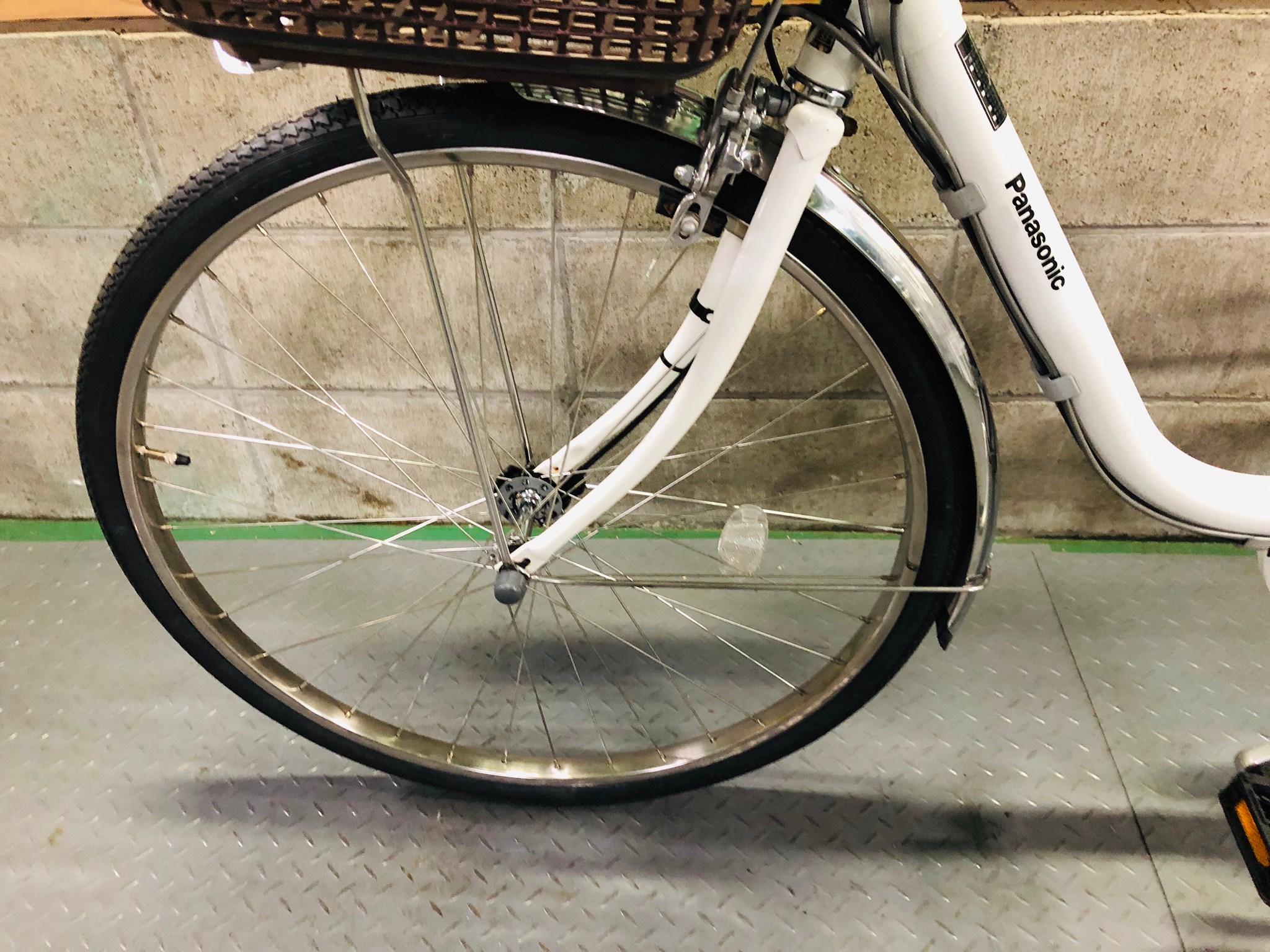 SOLD OUT】電動自転車 パナソニック 最新デジタル 26インチ 白 16Ah