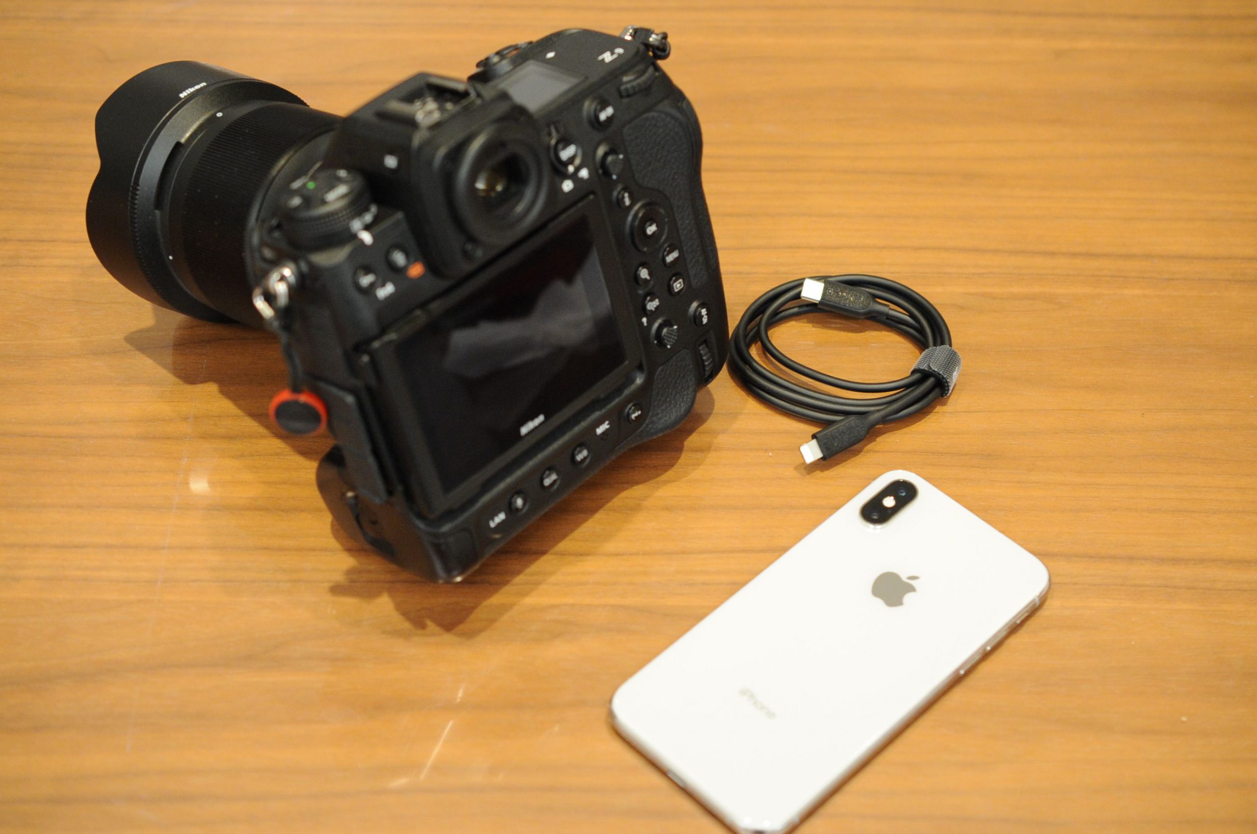 NX MobileAir］Nikon Z 9とスマホを有線接続し元画像を素早くNASへ転送