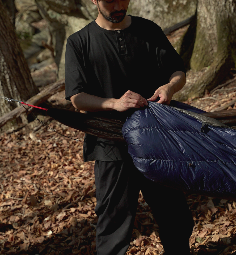 JINDAIJI MOUNTAIN WORKS × Moonlightgear / Cloud Mesh Hammock 軽Edition