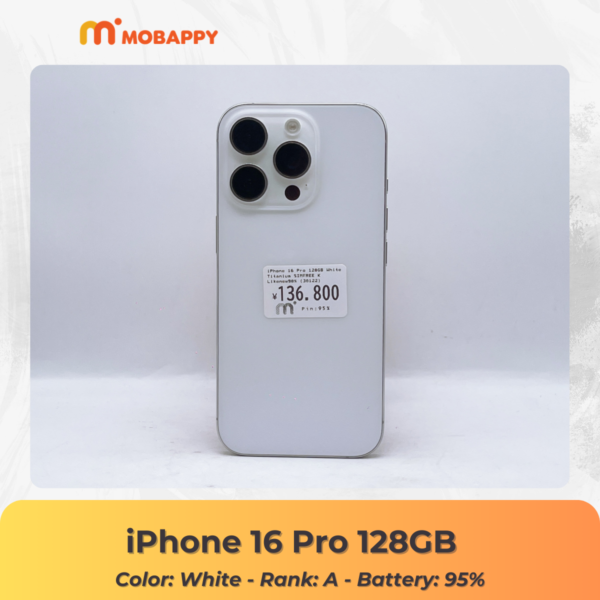 iPhone 15 Pro 256GB White Titanium SIM FREE