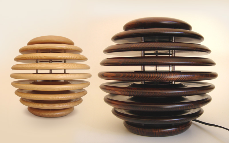 モコロ‐木目 MOCORO-NT Mocoro Lamp 【照明作家 谷俊幸】