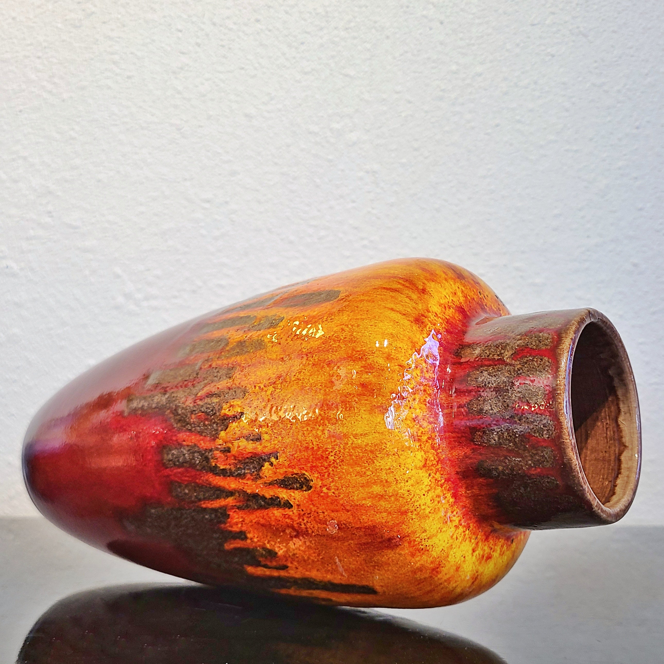XL SCHEURICH KERAMIK FAT LAVA VASE Nr. 517/30 – MODERN REDUX