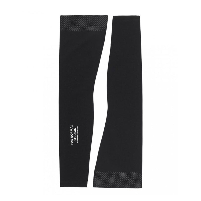 PAS NORMAL STUDIOS LOGO LEG WARMERS (BLACK) – BICYCLE STUDIO MOVEMENT