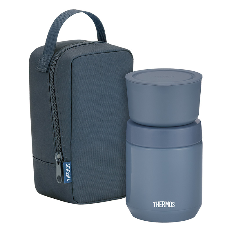 真空断熱スープランチセット 300ml インディゴブルー(IBL) JEE-550