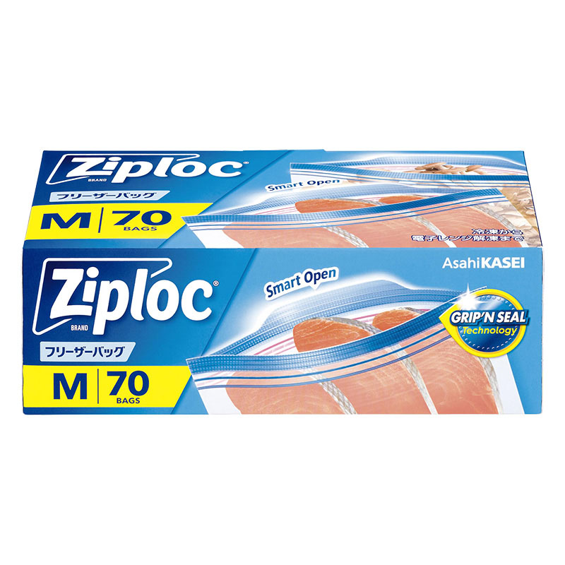 ジップロック フリーザーバッグ 超特大 M 70枚入 ｜ ミスターマックス