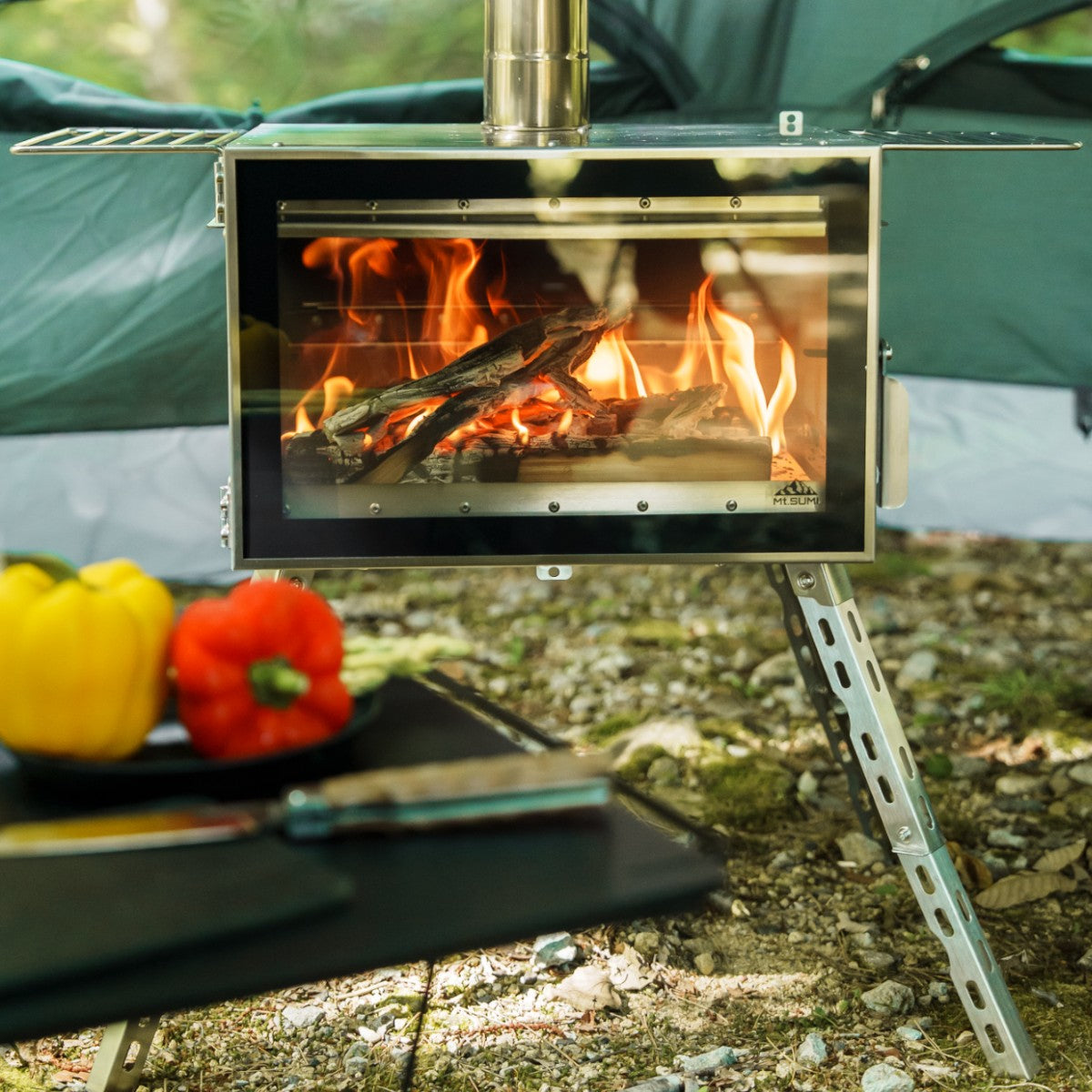 今季販売終了】アウトドア薪ストーブ オーラ FG ステンレス