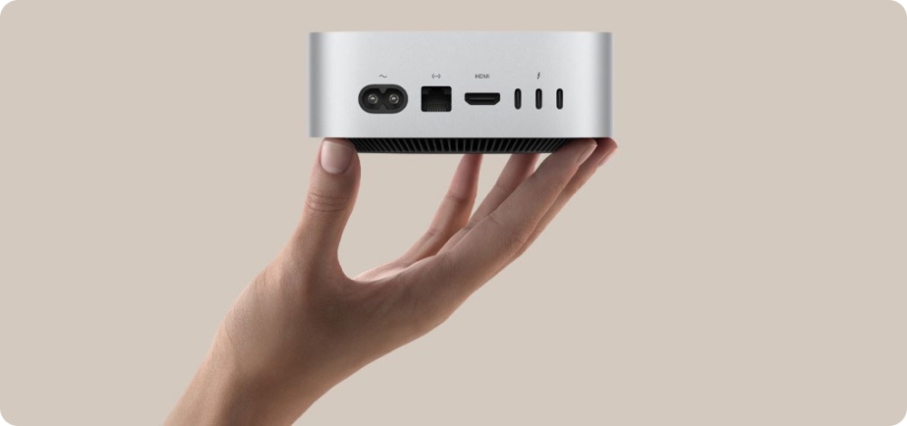 Apple Mac mini, M4, 16RAM, 256Gb, 10CPU/10GPU, Silver (MU9D3) 2024