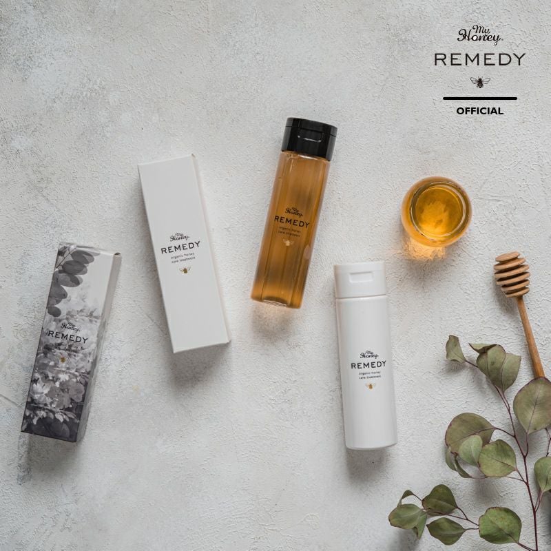 MYHONEY REMEDYレメディーハニーケアトリートメント195g/ ご自宅用簡易