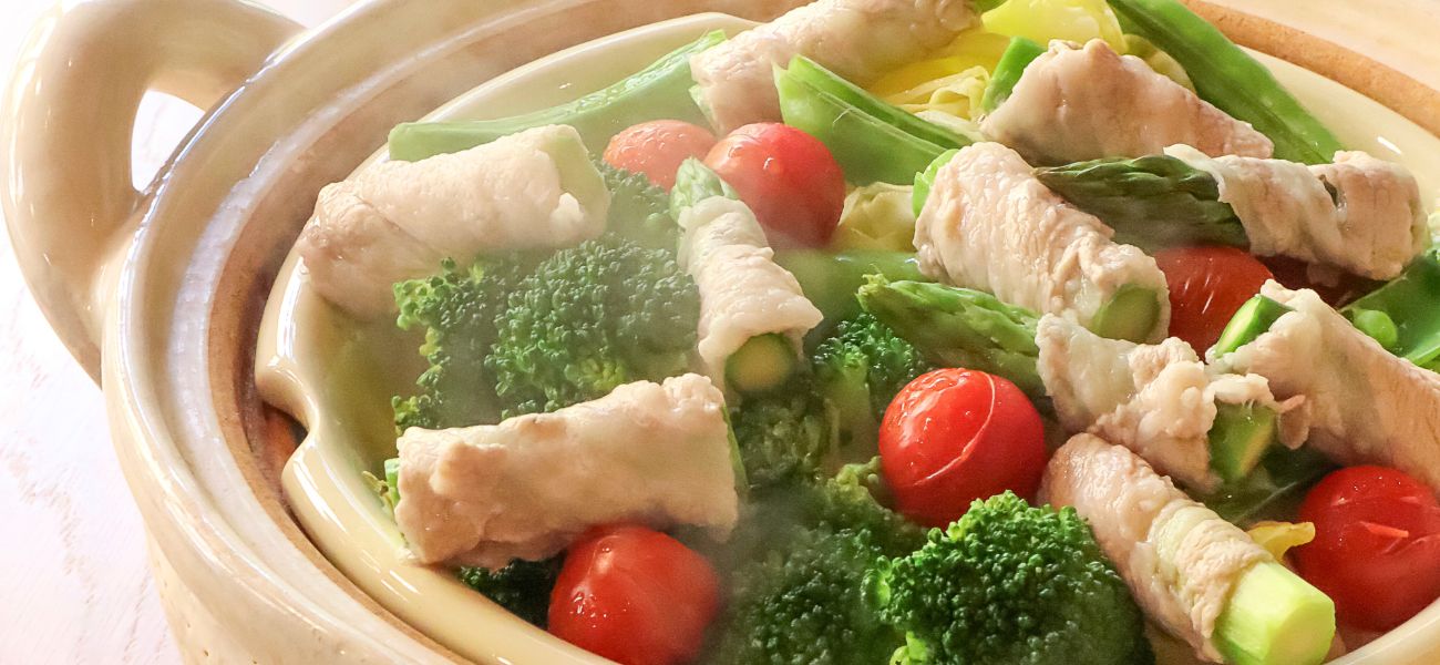 長谷園公式通販］ヘルシー蒸し鍋 白