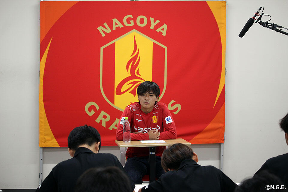 久保藤次郎選手 グランパスみよしFC講話｜ニュース｜名古屋グランパス
