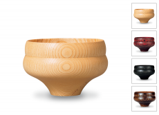 我戸幹男商店】つむぎ 汁椀 駒型〜山中漆器のお椀〜 - 日本製高級