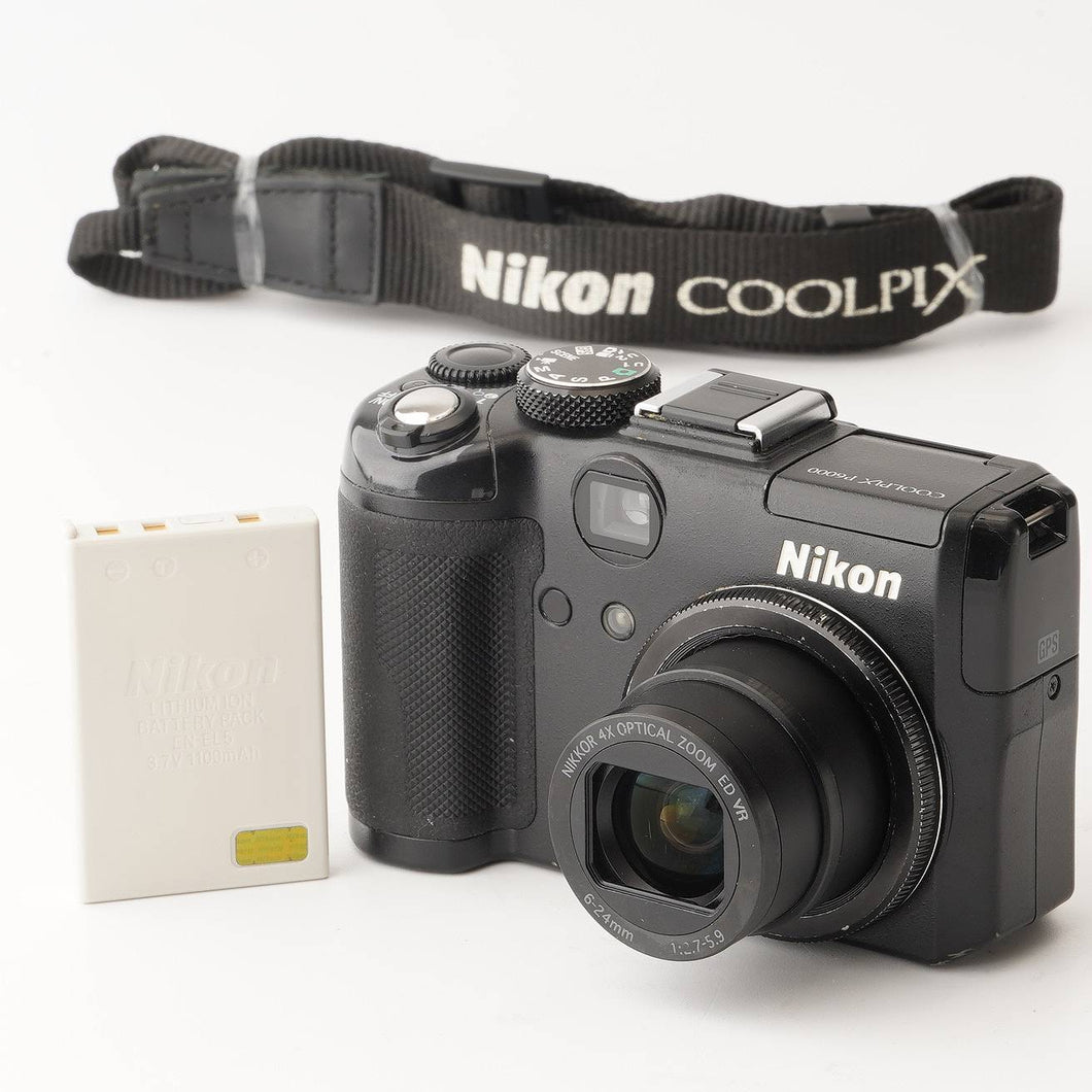 ニコン Nikon COOLPIX P6000 Black 4x コンパクトデジタルカメラ
