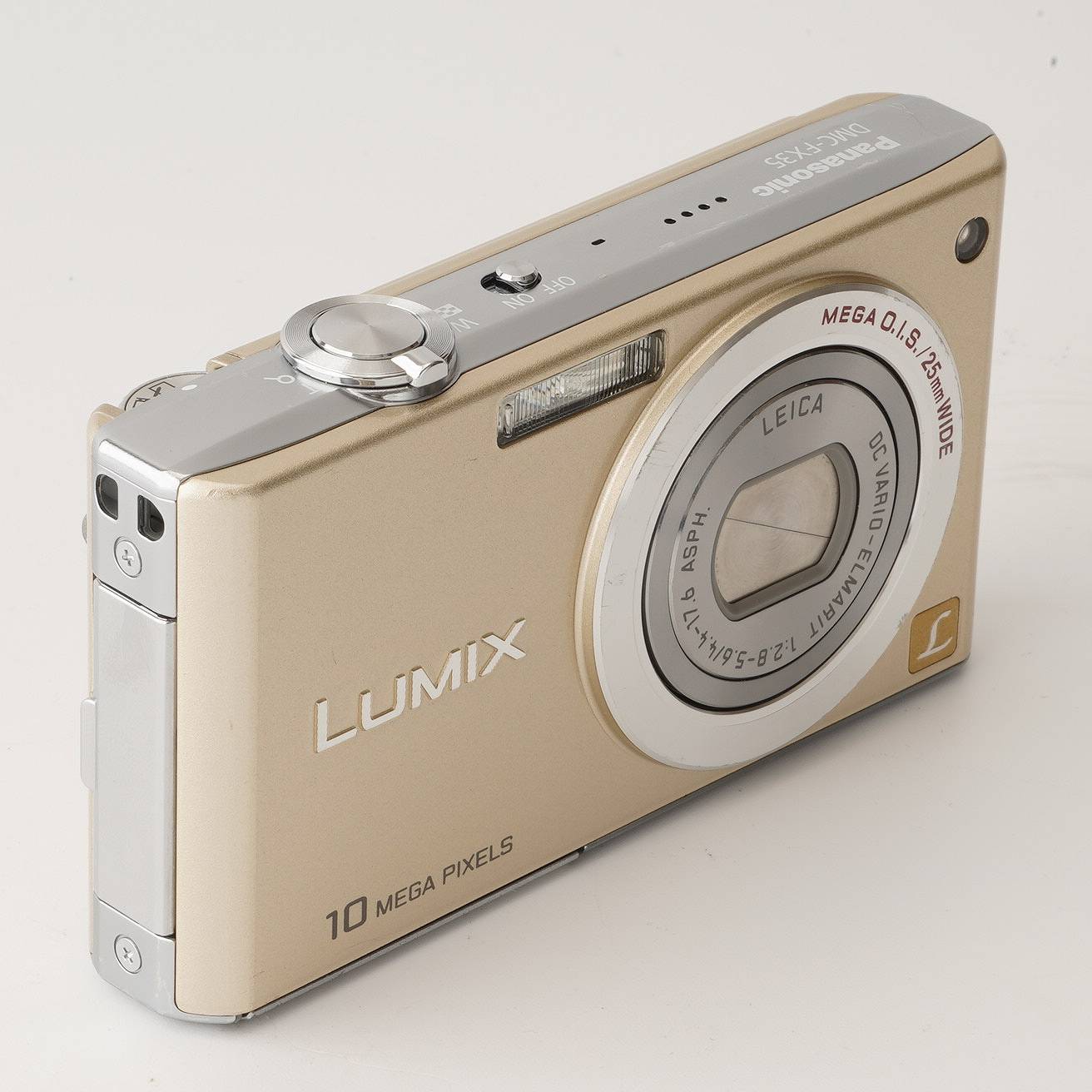 パナソニック Panasonic LUMIX DMC-FX35 グロスゴールド コンパクト