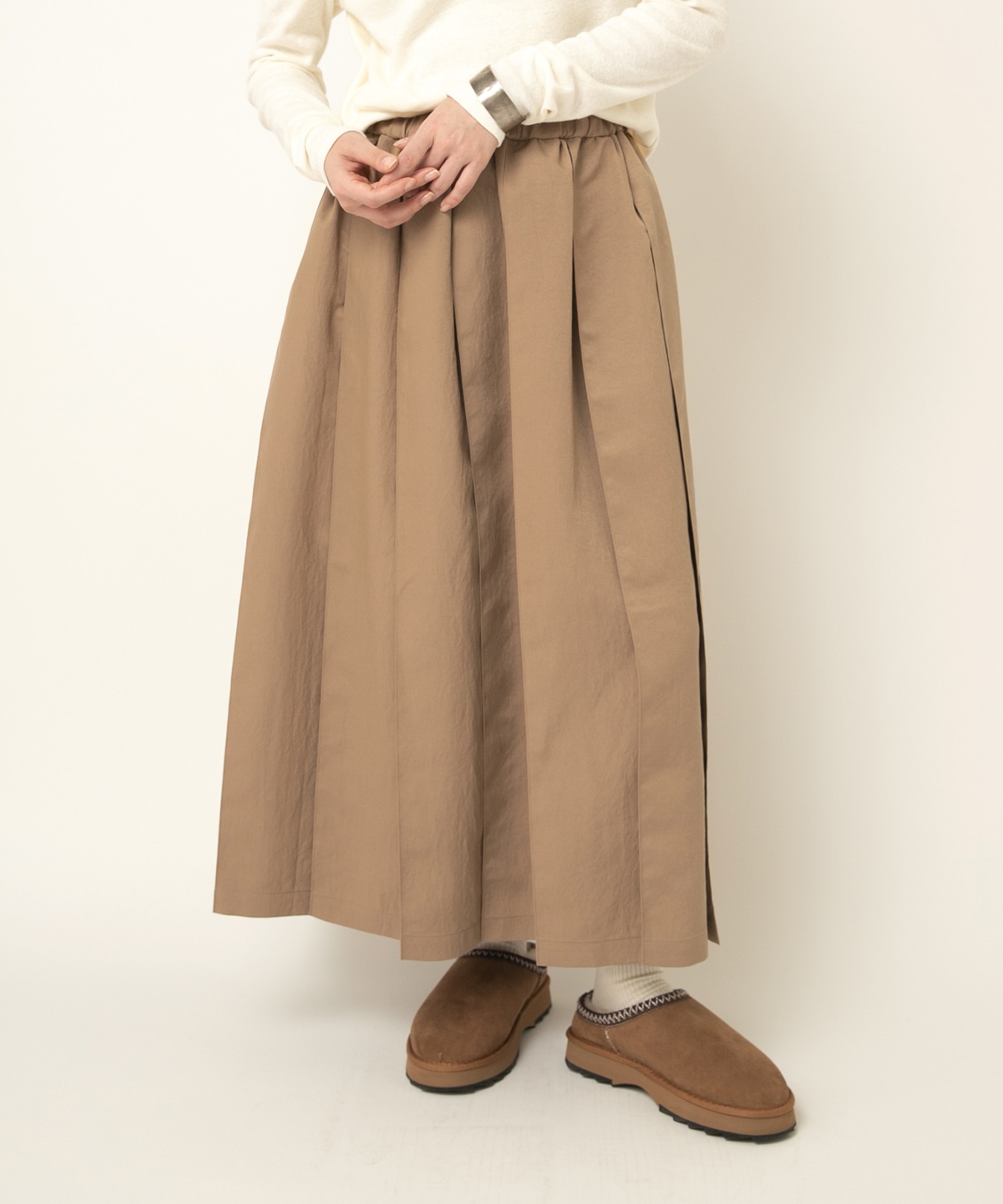 G1094 プリーツスカート(F キャメルベージュ): スカート - RNA ONLINE