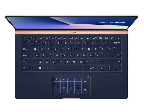 ASUS、テンキー機能搭載タッチパッドを備えた14型ノートPC「ZenBook 14