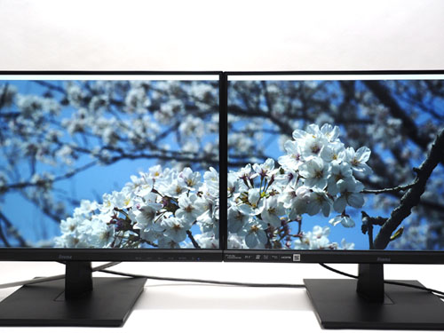 フレームレスのトレンドを取り込んだ21.5型液晶、iiyama「ProLite