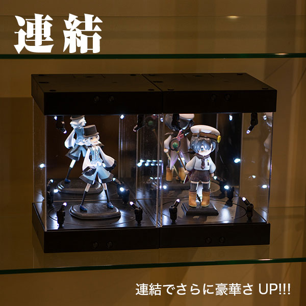 トピックス】「LEDと回転機能」付きアクリル製フィギュアケース「STAGE