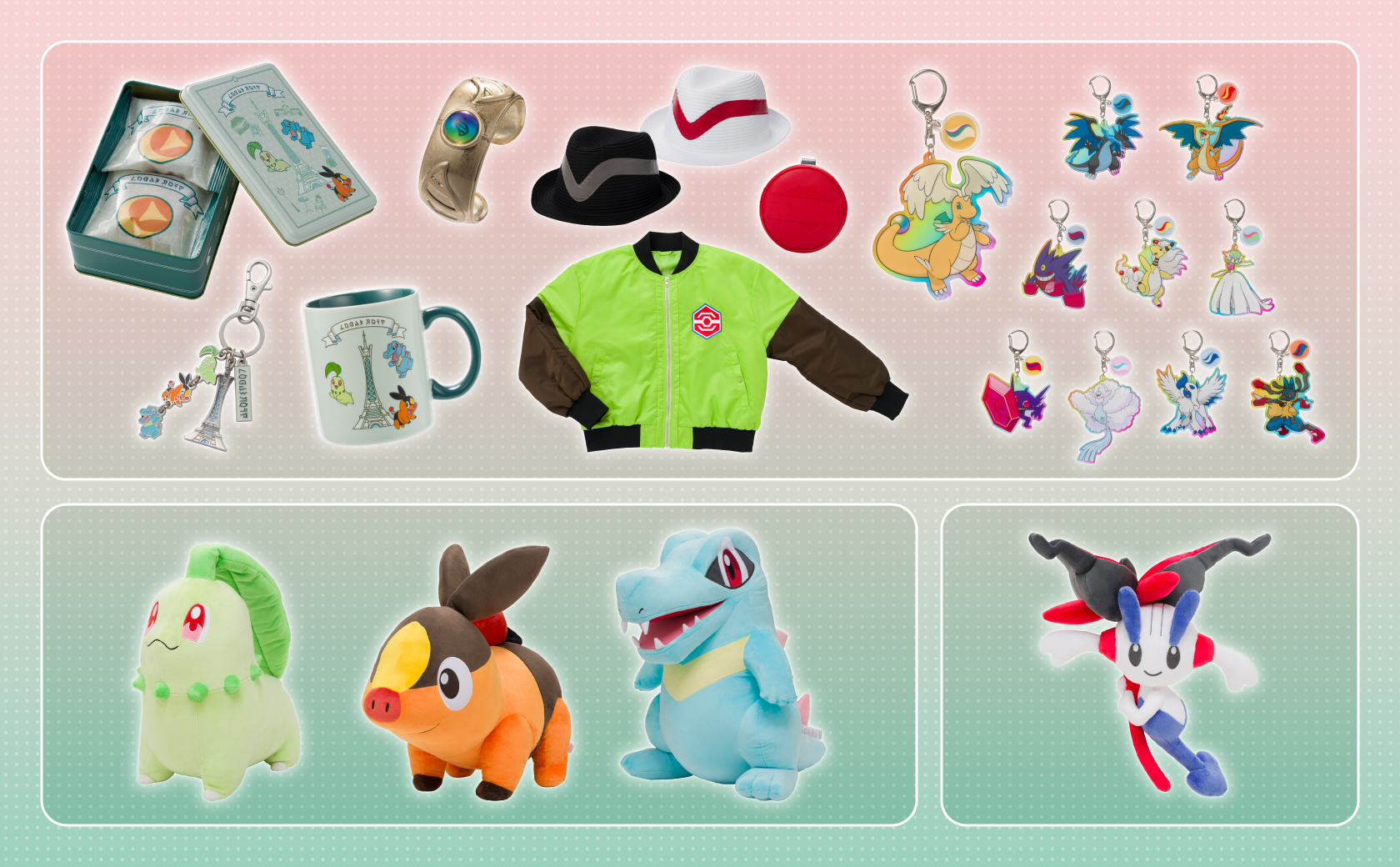 ポケモン』チコリータ・ポカブ・ワニノコの等身大サイズのぬいぐるみ