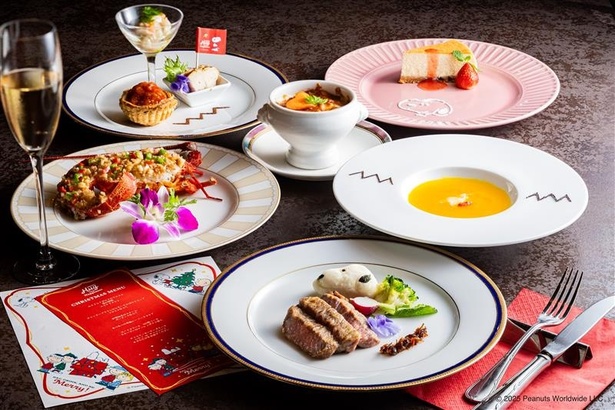 愛媛・タオル美術館で“スヌーピーづくし”のクリスマスディナー！45万球