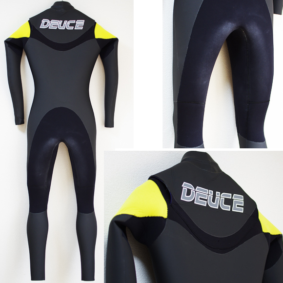 DEUCE 中古ウェットスーツ 5/3mm セミドライ ジップレス (No.9629891