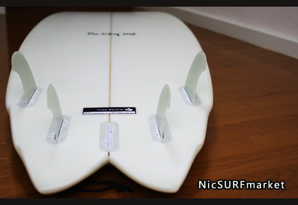 初心者向け THREE WEATHER Vertical Winglet 中古ショートボード 6`2