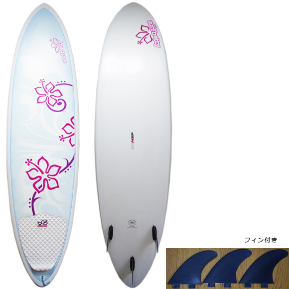初心者におすすめ！NSP Surfbetty 中古ファンボード6`8 EPOXY (No